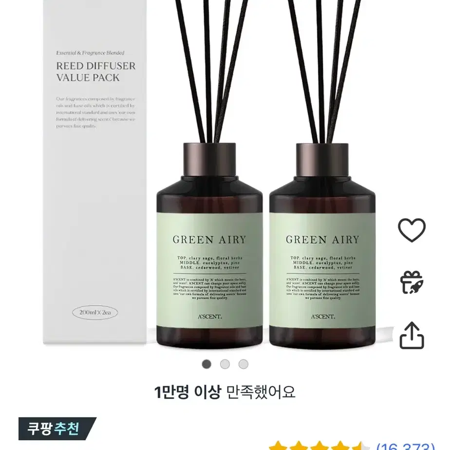 ASCENT 디센트 그린에어리 디퓨져 200ml