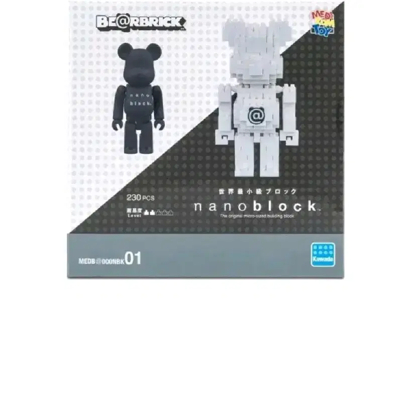 베어브릭 be@rbrick 나노블럭 set B