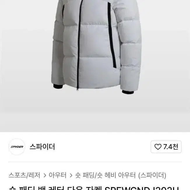 A급 스파이더 패딩 (105/XL)