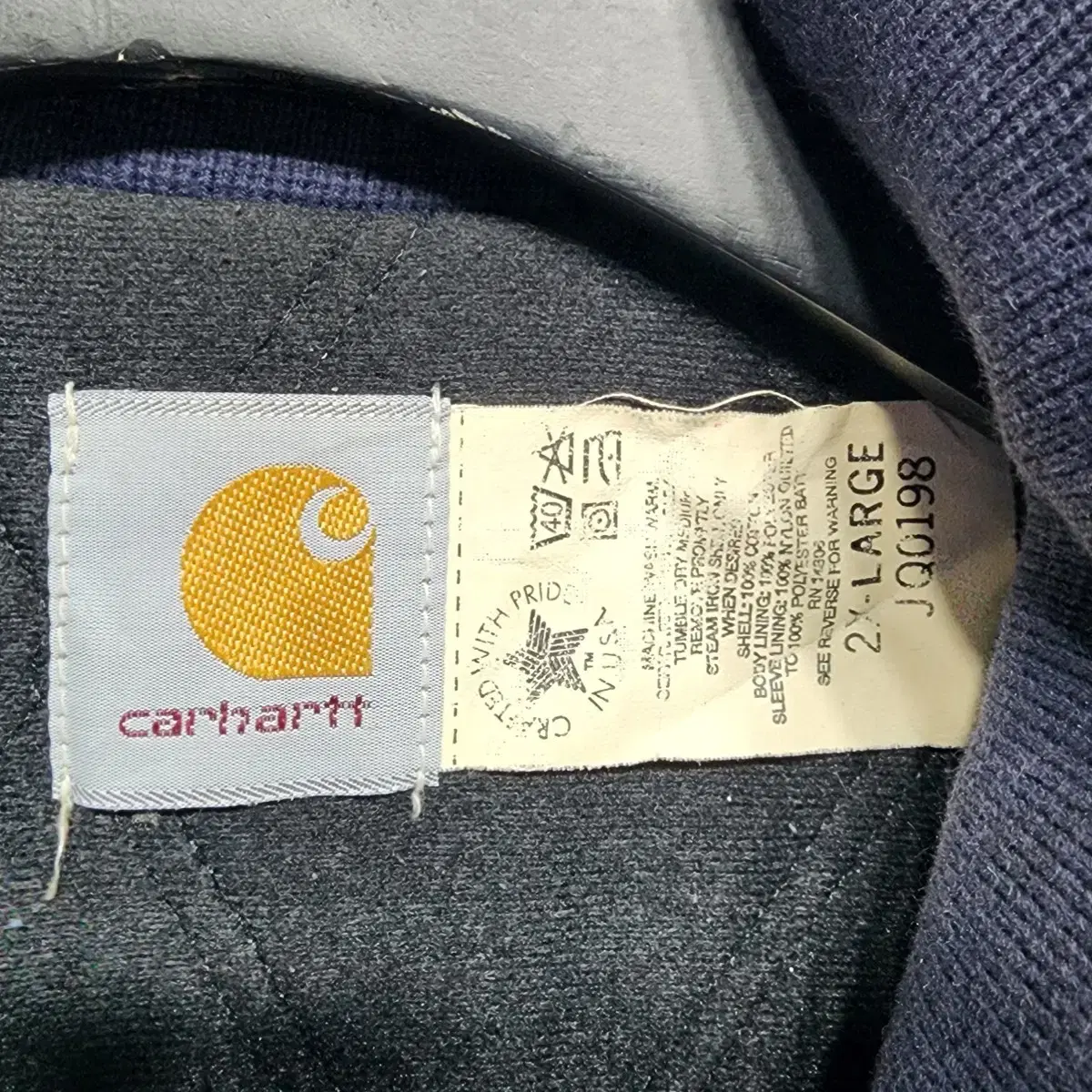 칼하트 CARHARTT 90.S덕 켄버스 데님 워크자켓 2XL