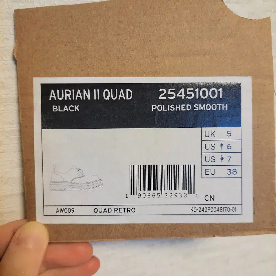 aurian 2 quad 닥터마틴 쿼드 집 로퍼 uk5 240 245