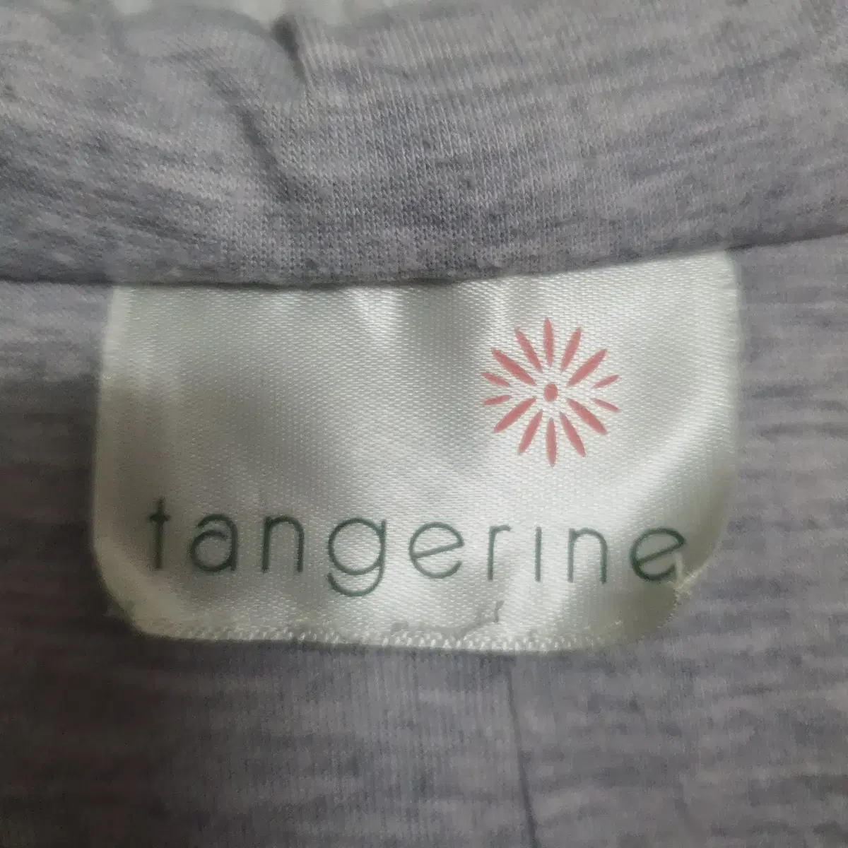 tangerine 후드 웰론 패딩조끼