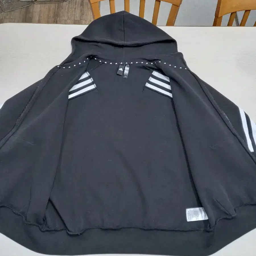 2XL110 adidas 후드 트레이닝상의 블랙 2XL-33