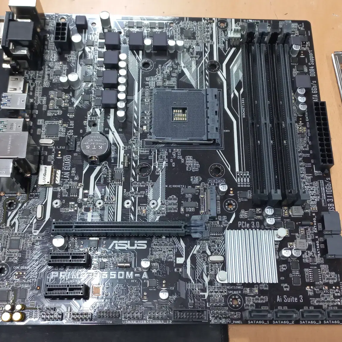 asus prime b350m-a 메인보드 팝니다.