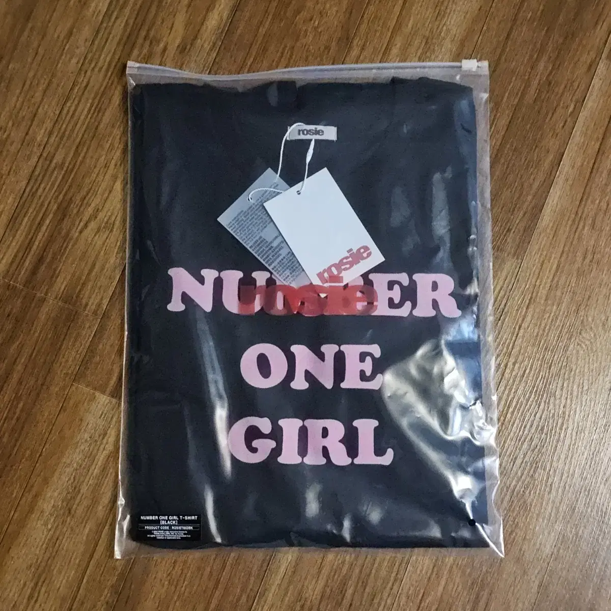 로제 팝업 넘버원걸 number one girl 티셔츠