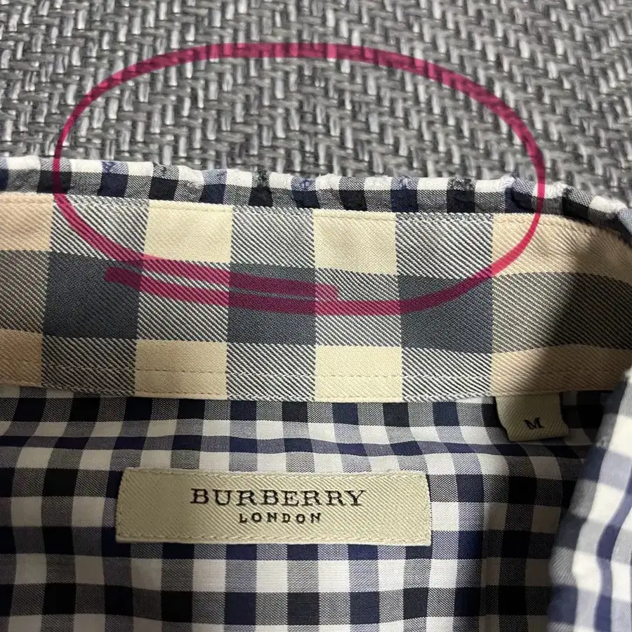 M] 버버리(BURBERRY)깅엄체크 셔츠 남방