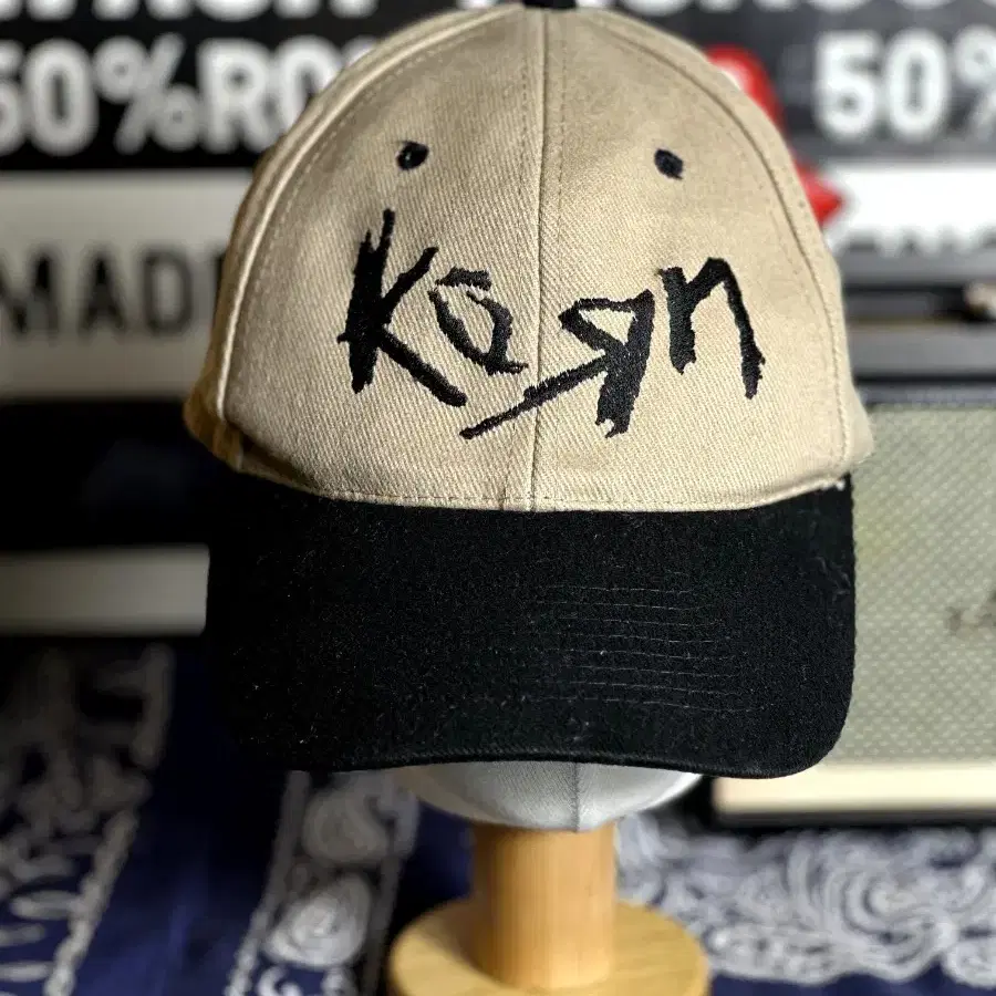 Rare) 90s Korn 빈티지 콘 모자