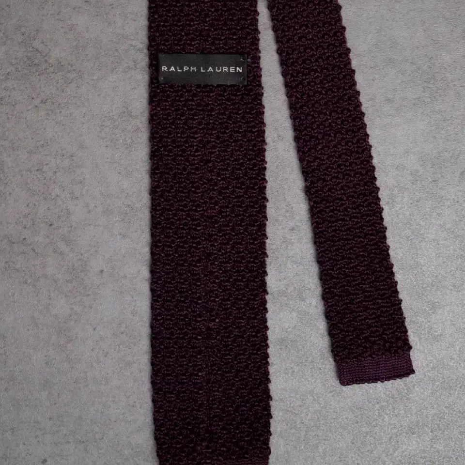 00s RL Black Label knit Silk Tie (5)