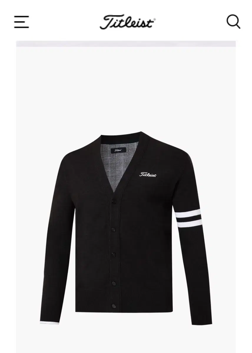 Titleist Men's Cardigan L100