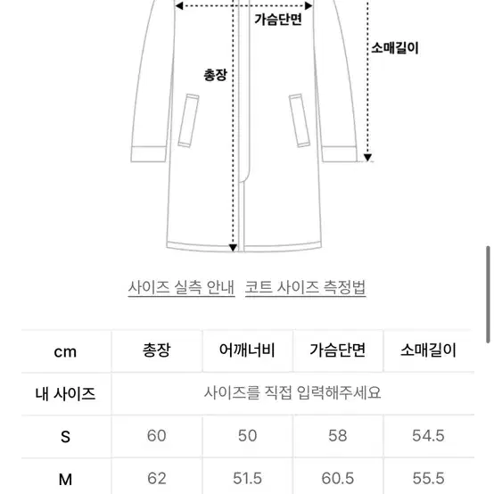 팔렛 울 더플 숏 코트 네이비 M