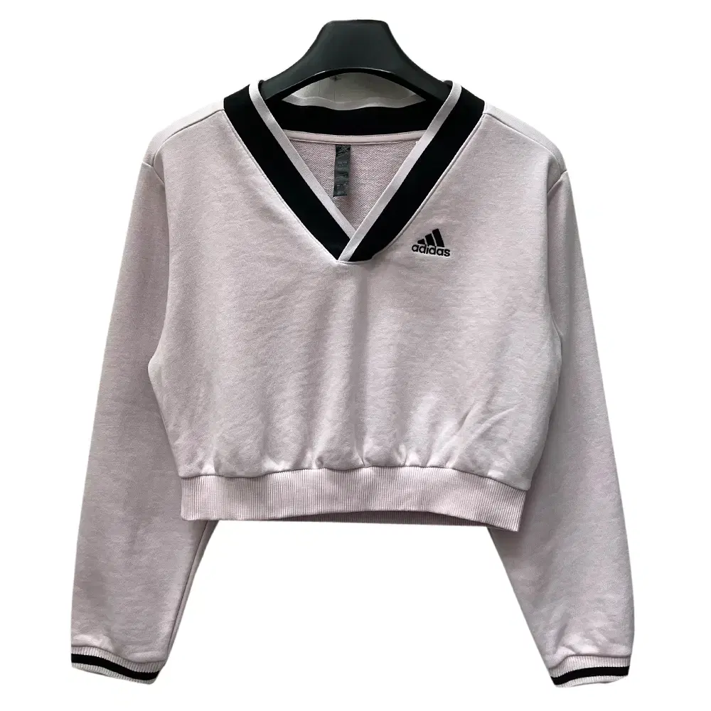 adidas Women's Crop V-Neck Sweatshirt XS