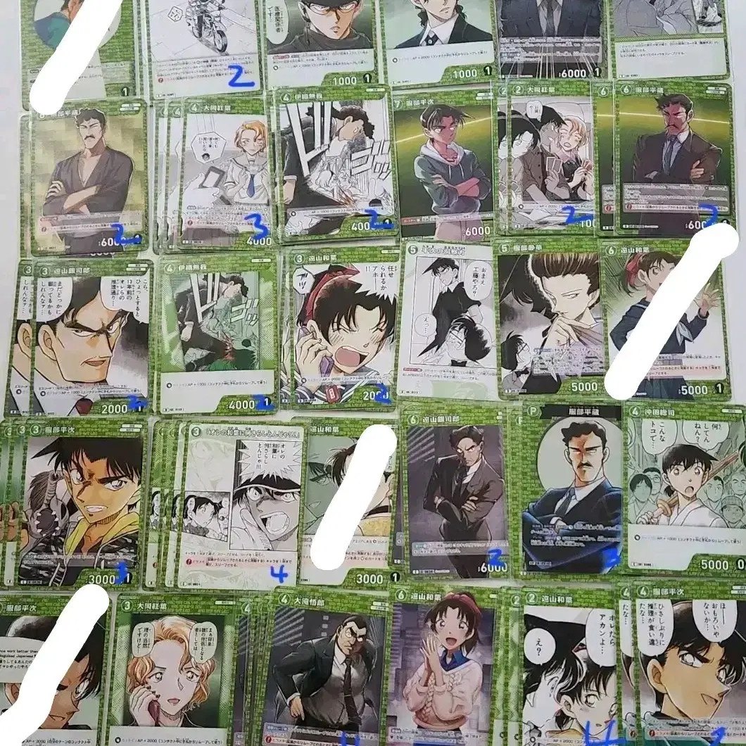 명탐정 코난 tcg (1000원 5장)1,2,3탄 있음