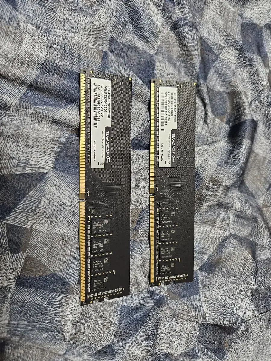 팀그룹 ddr4 3200 elite 16gb X2