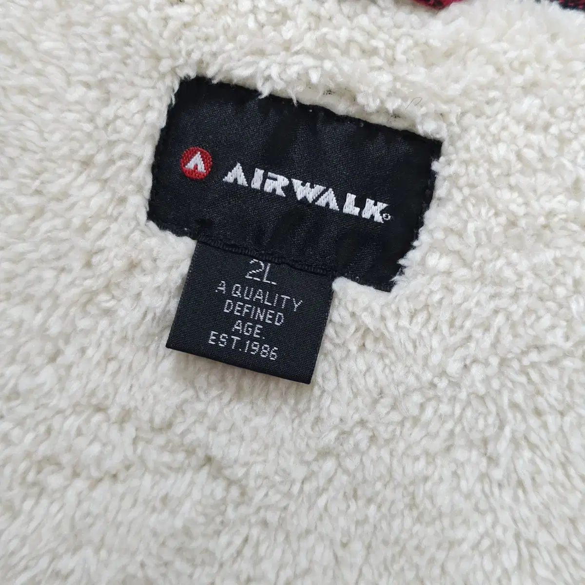 AIRWALK 안감후리스 타탄체크 셔츠- 2L