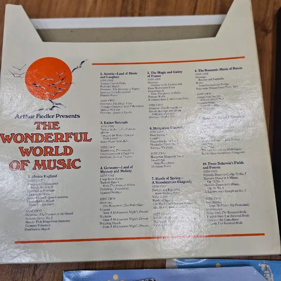 LP/ ARTHUR FIEDLER~세계윈더풀뮤직 10LP /무료배송