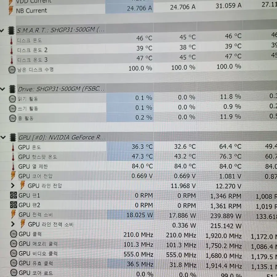 GALAX RTX3070 화이트