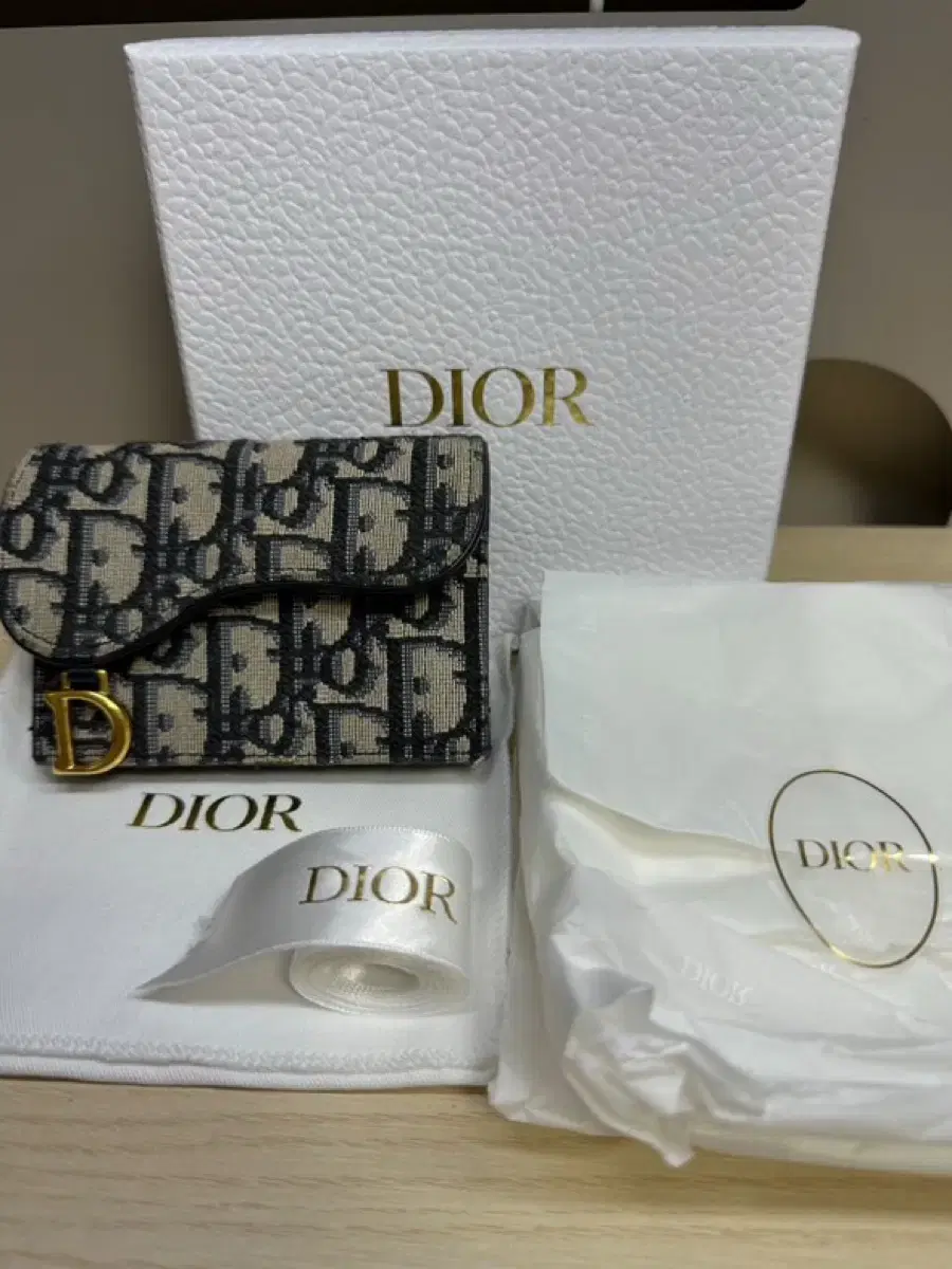 [Genuine/Condition A+] Dior Saddle Kard Wallet Full Set