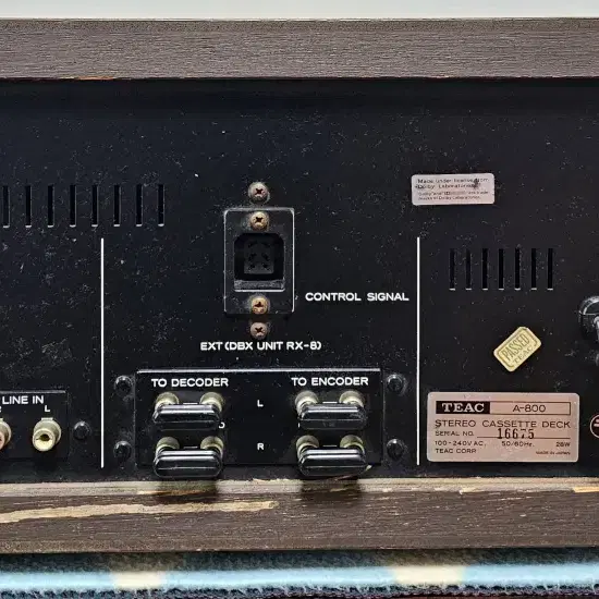 TEAC 카세트 데크 MODEL A-800