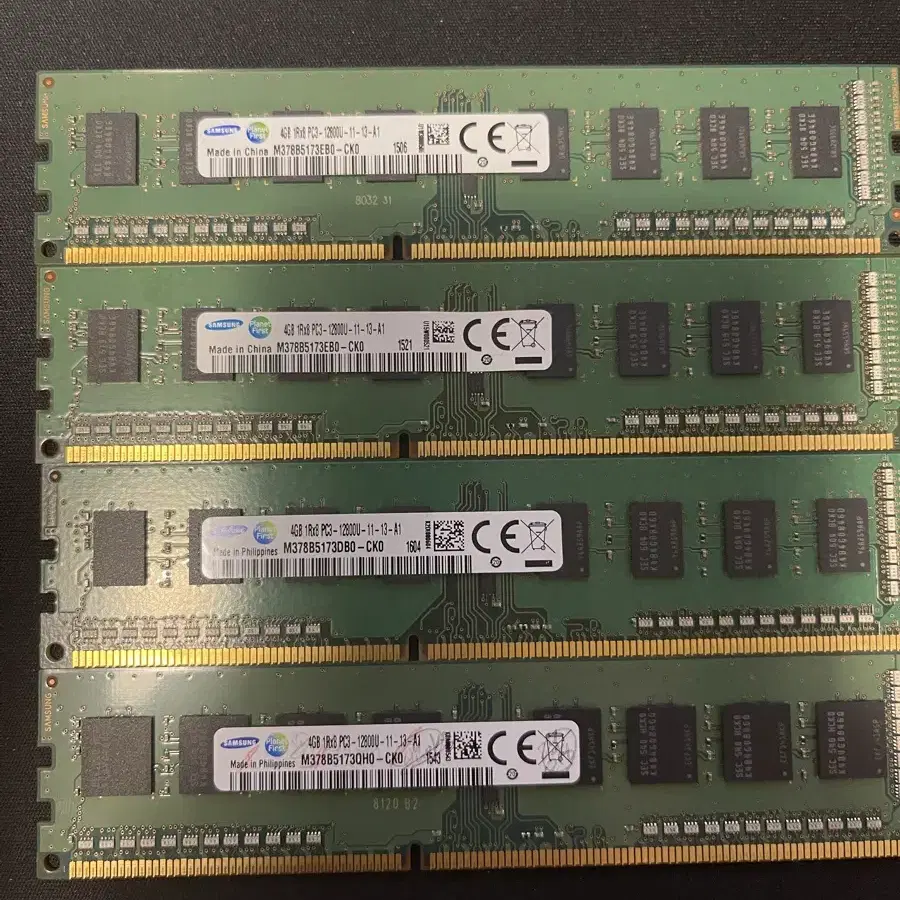 DDR3 4G PC3 12800U 램 4기가 데스크탑용