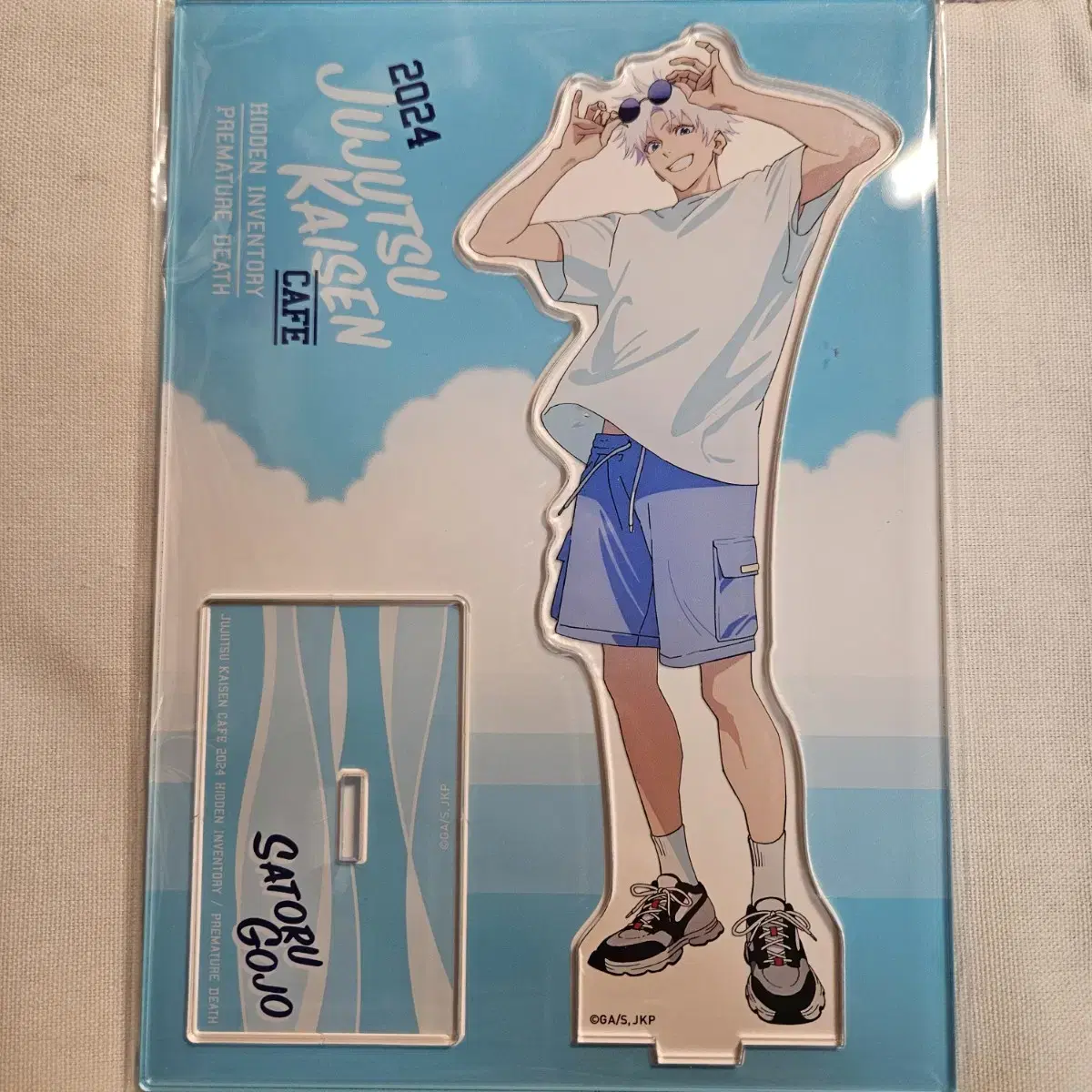 (unsealed)주술회전 회옥옥절 쥬쥬카페 acrylic stand Gojo Satoru