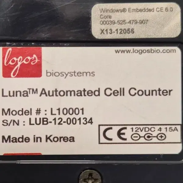 Luna Automated Cell Counter 세포계수기