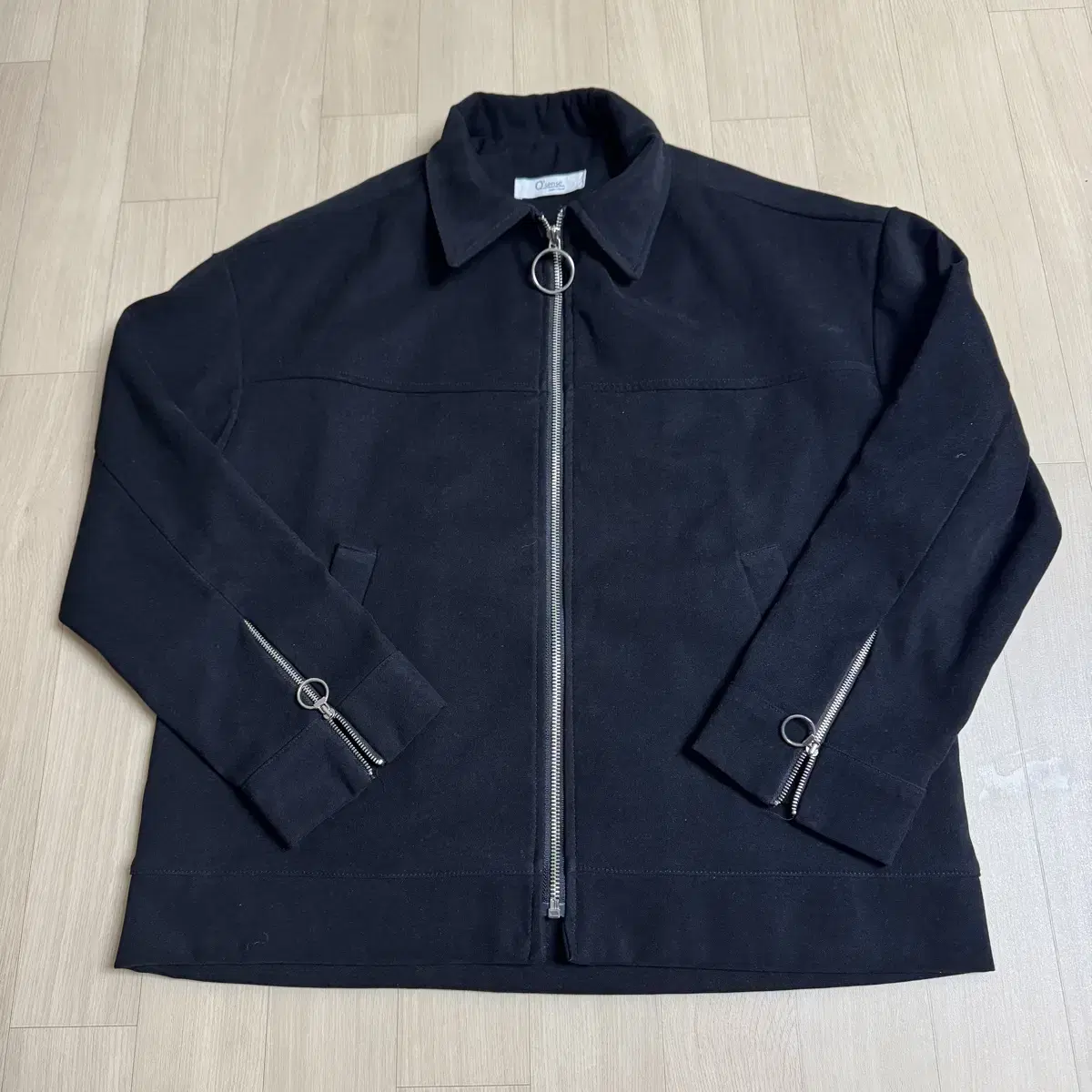 Oxygen Black Jacket Clean Standard Fit