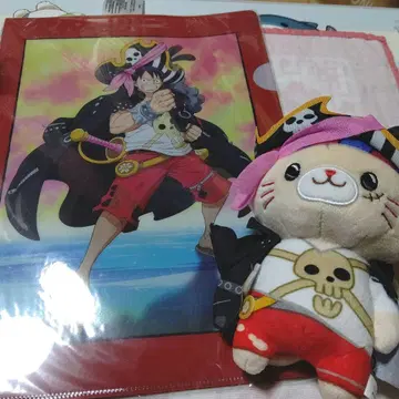 원피스 FILM RED 세트(클리어 파일-봉제 인형 루피)