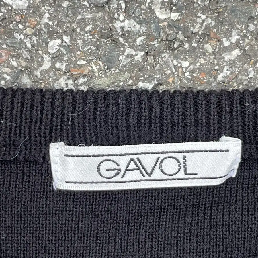 GAVOL stripe Kint T-shirt