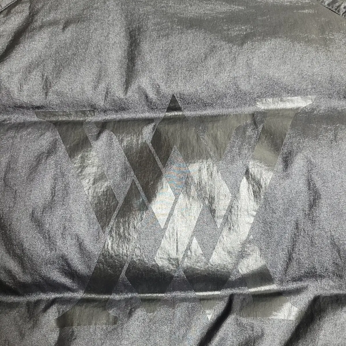 어뉴 골프 하프 패딩 구스다운 재킷 105호 (XL) 블랙컬러