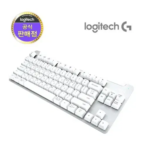 로지텍 시그니처 K855 무선 기계식 TKL 텐키리스 키보드 오프화이트