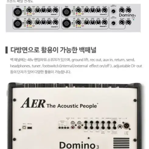 AER DOMINO3  명품 어쿠스틱앰프!! 득템하세요~~