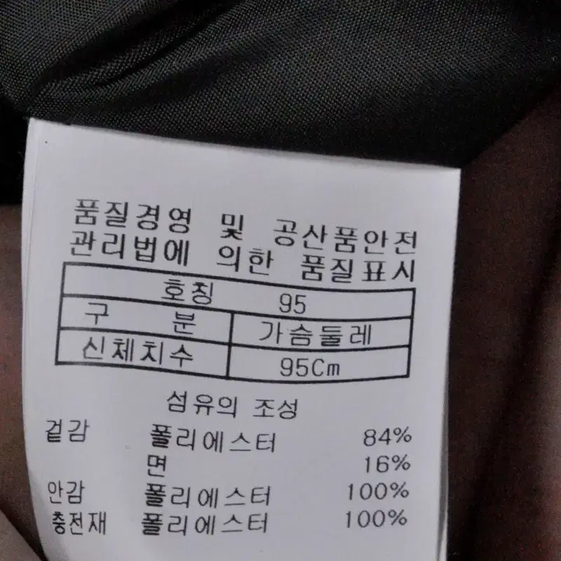 y723 남성 오리털 내피세트 남95(M)/창고갤러리