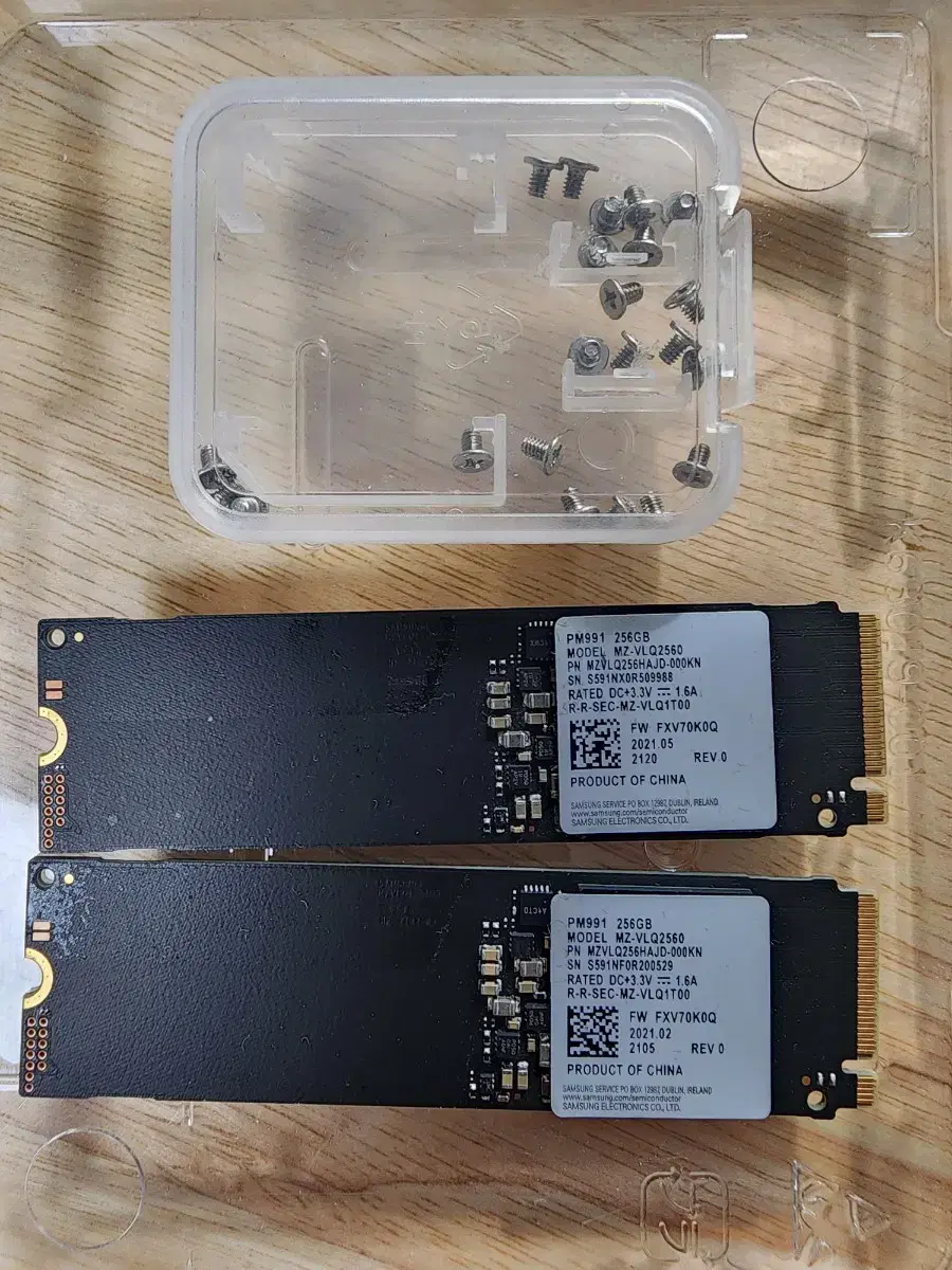 SSD 삼성 pm991 256GB /거의새것/ 원도우11, 문서