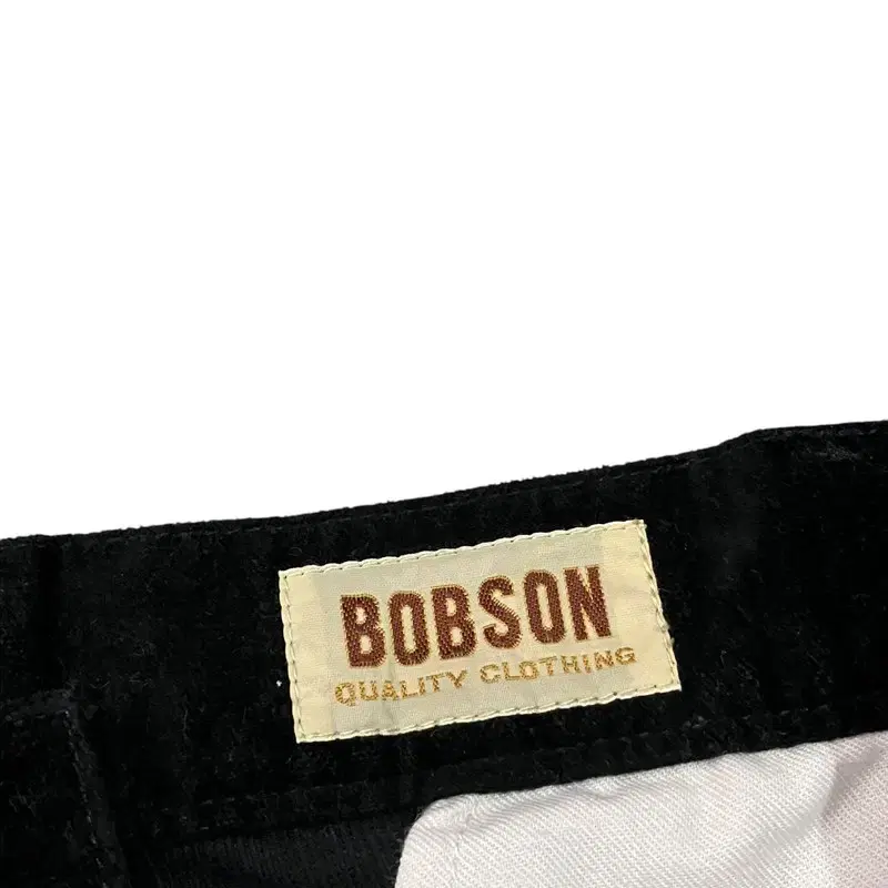 Bobson 핀턱 블랙 팬츠 y08920