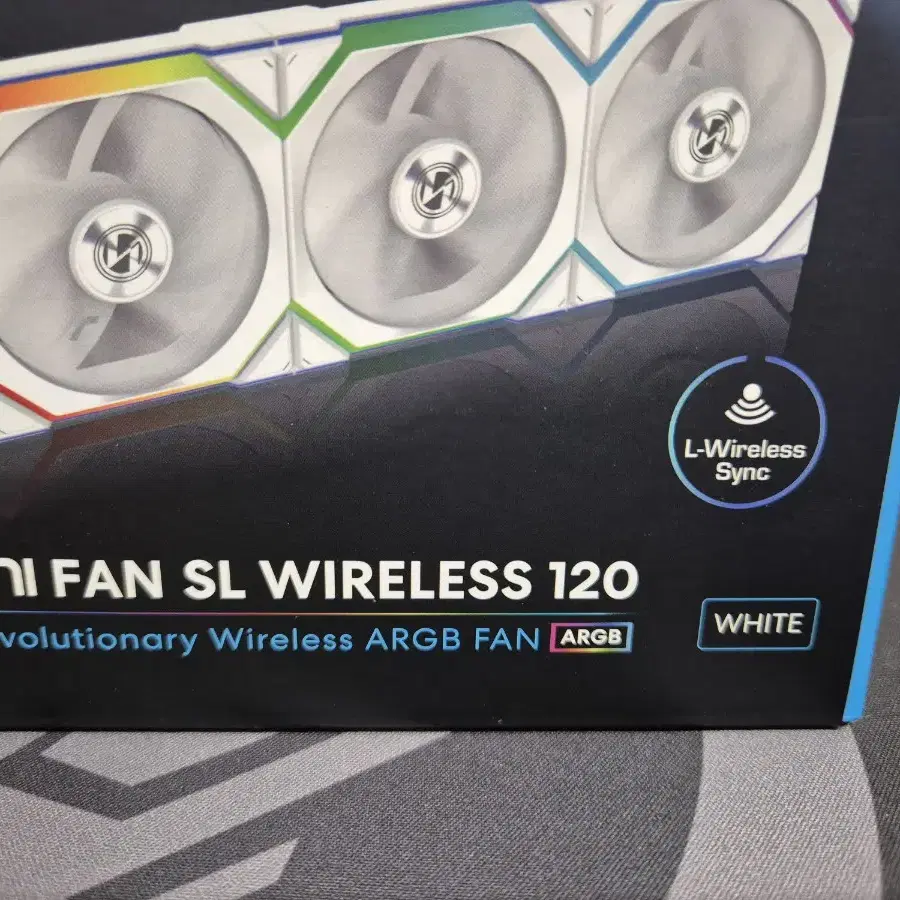 리안리 유니팬 SL WIRELESS 120 무선 UNIFAN 화이트 3팩