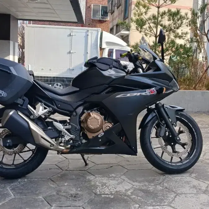 혼다 CBR500R(SHAD SH23 리어 사이드 탑 박스 양쪽 장착)