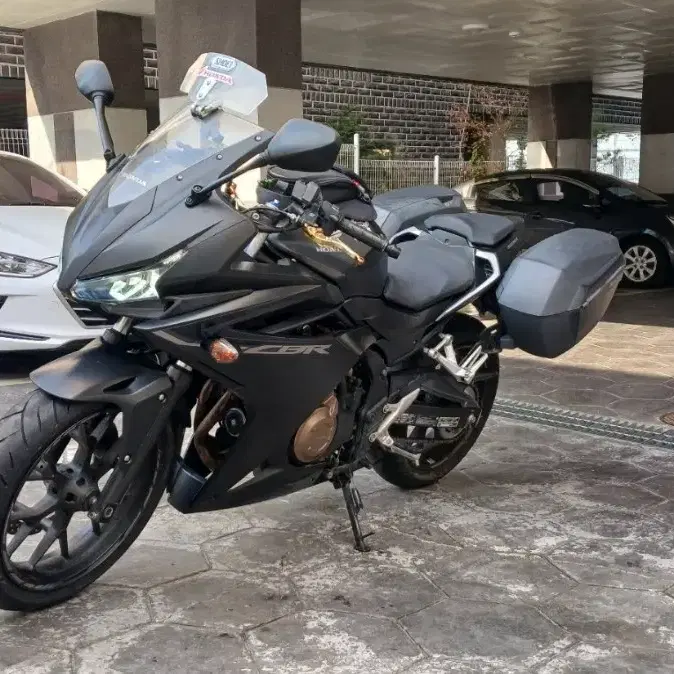 혼다 CBR500R(SHAD SH23 리어 사이드 탑 박스 양쪽 장착)