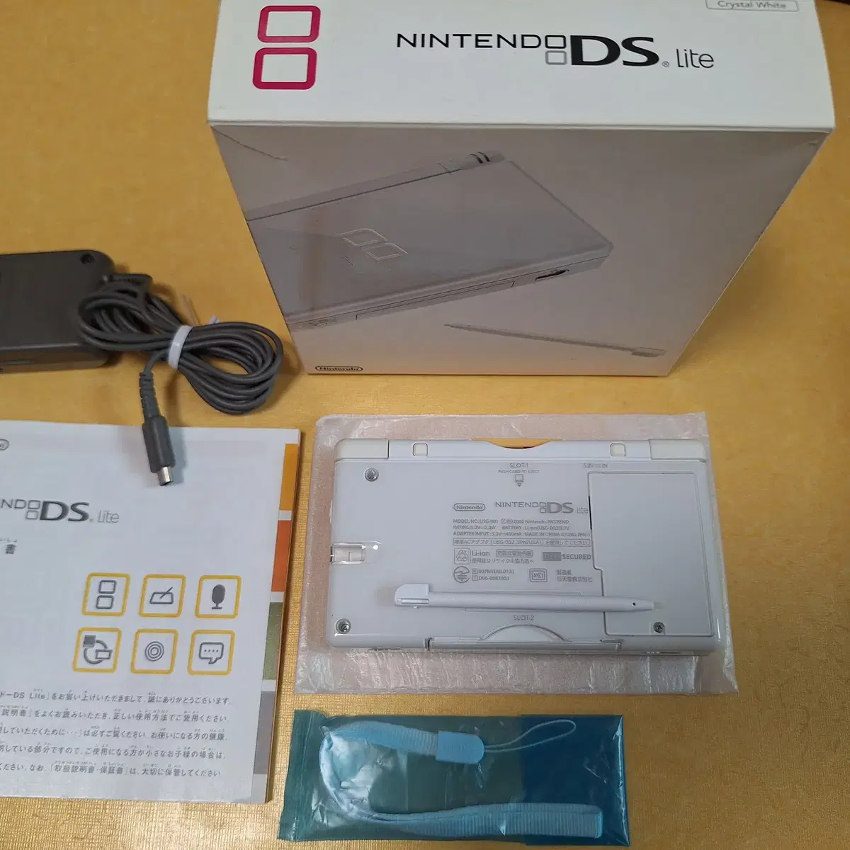 신품급 닌텐도 DS LITE 화이트 일본판 박스셋 dslite 아님