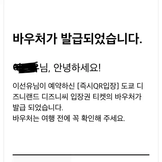 도쿄 디즈니랜드 1월 9일 입장권 (성인)