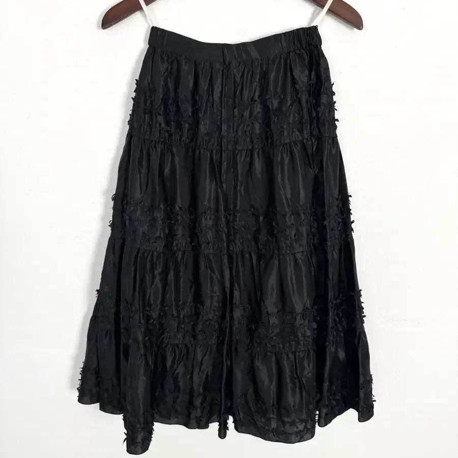 Vintage Tiered Black skirt