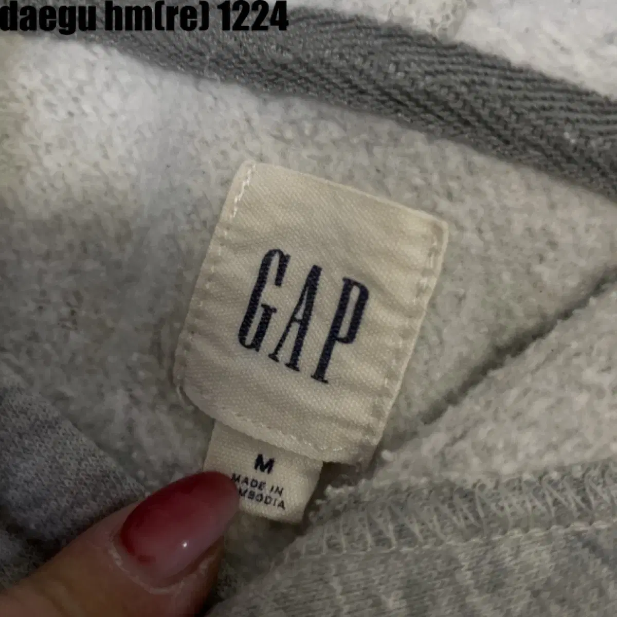 GAP 갭 후드티 M