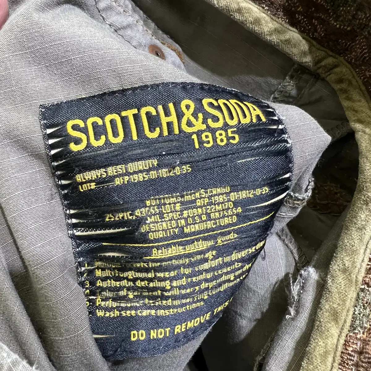 SCOTCH & SODA 카고 팬츠