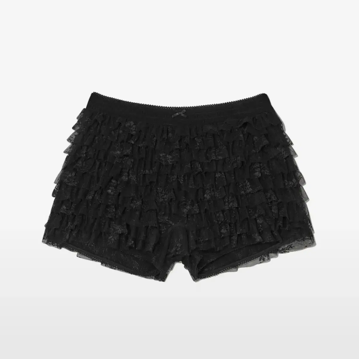 글로니 POLLY LACE BLOOMER SHORTS (BLACK)