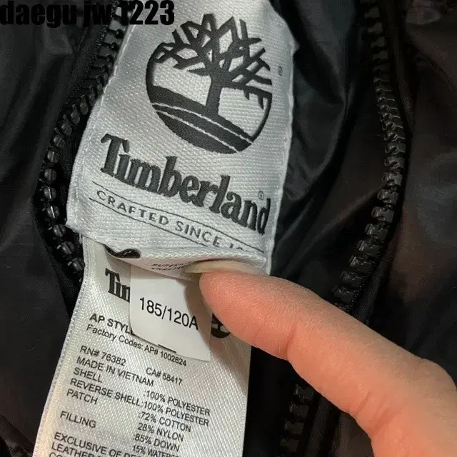 XL TIMBERLAND JUMPER 팀버랜드 패딩 점퍼 양면