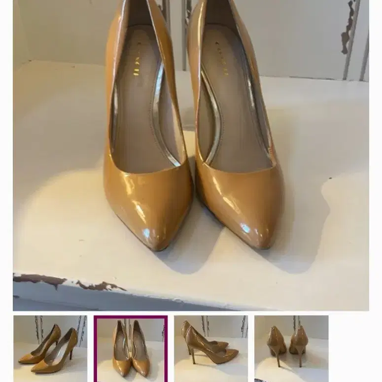 정품 코치 누드힐 9.5cm Coach nude heels 245