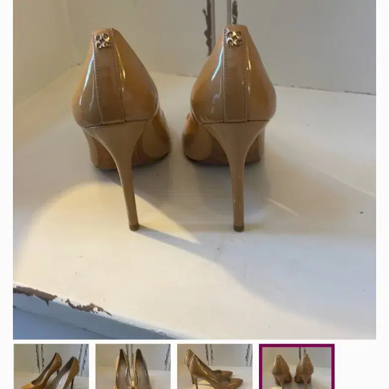 정품 코치 누드힐 9.5cm Coach nude heels 245