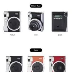 (미사용) instax 후지필름 인스탁스 미니90 네오클래식 - 블랙