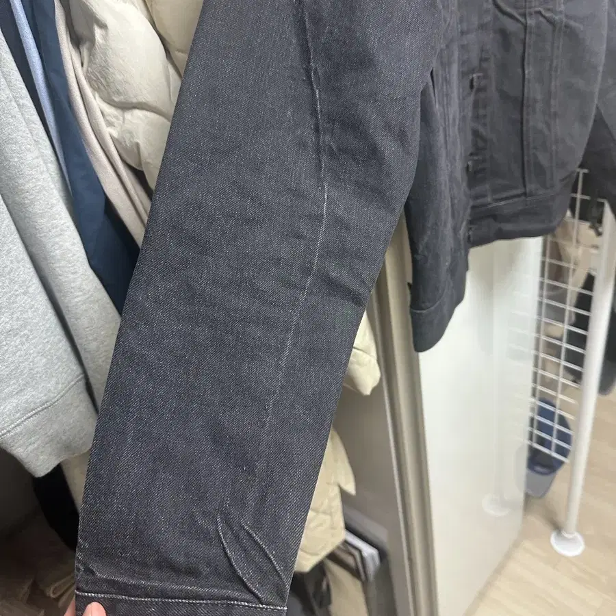 RRL (더블알엘) 트러커 자켓 블랙 LOT271 M 사이즈