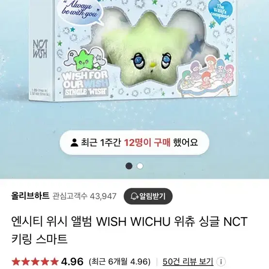 엔시티위시 위츄 키링 앨범 wish