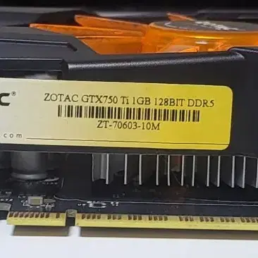 ZOTAC GEFORCE GTX 750Ti 1GB 팝니다.